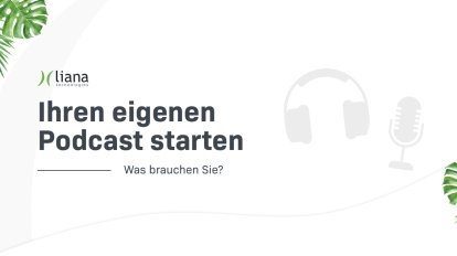 Einen Podcast selbst starten