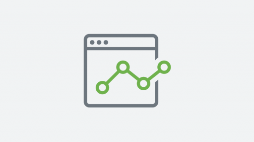 Illustration eines Webbrowsers mit einem Diagramm