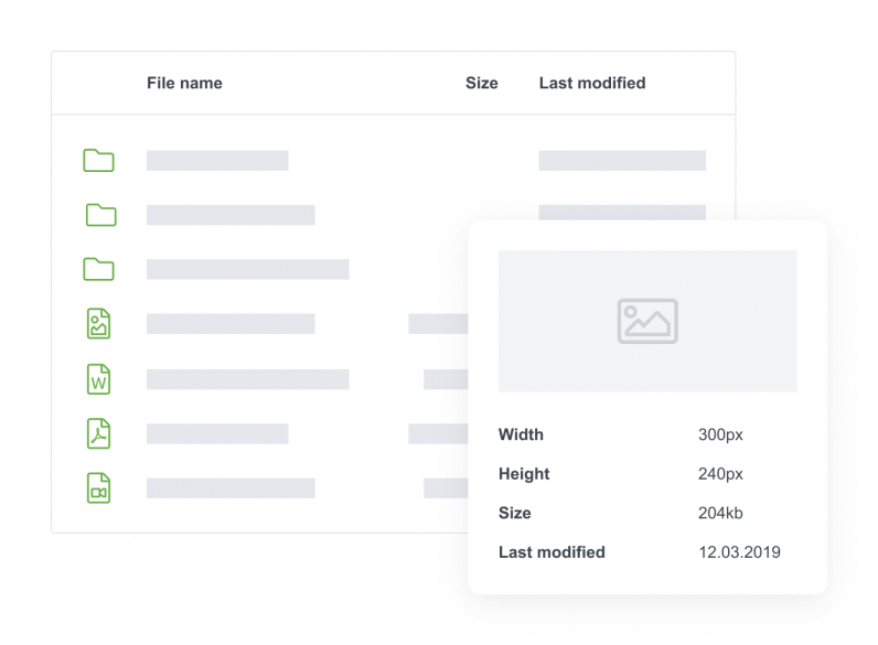 Ansicht des Liana CMS-Tools mit Dateiverwaltung